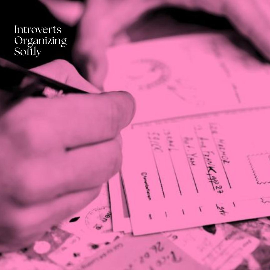 Introverts Organizing Softly