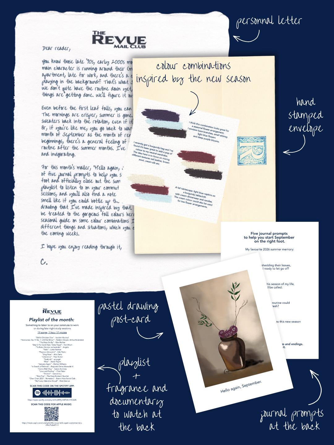 "Hello again, September." mailing, photo 1