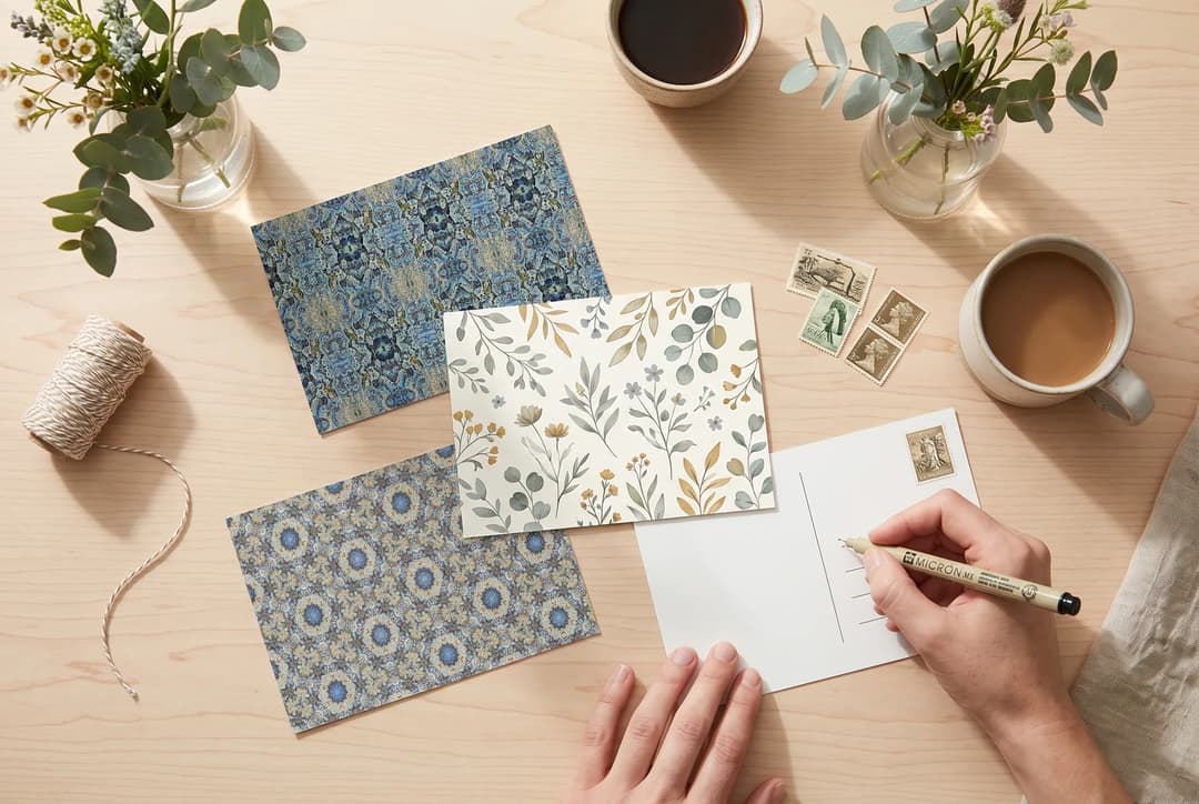 Printed & Posted Monthly Postcard Club — image 1