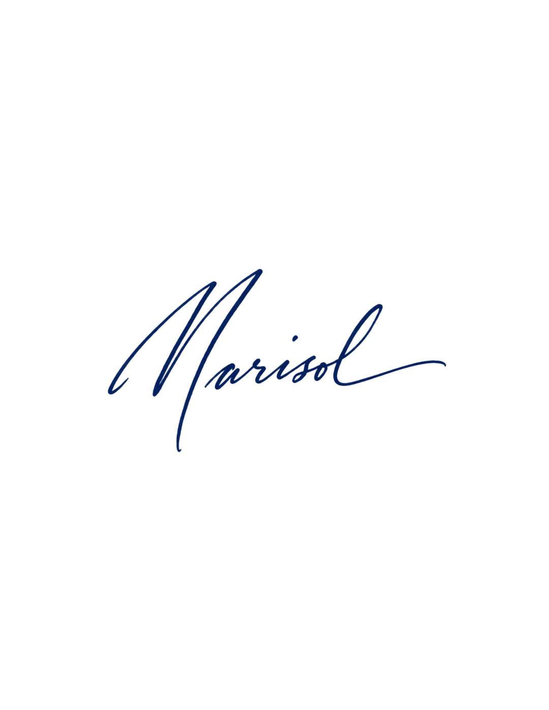 Marisol at Sea signature