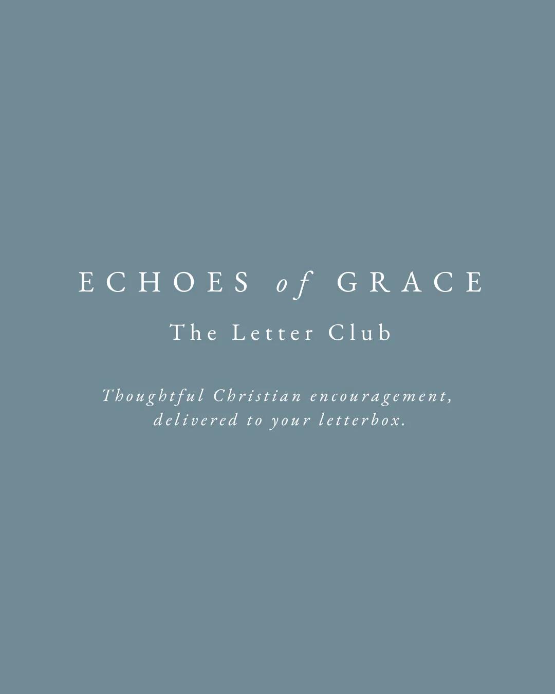 Echoes of Grace- The Letter Club — image 1
