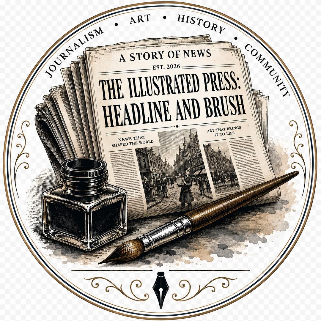 The Illustrated Press: Headline and Brush