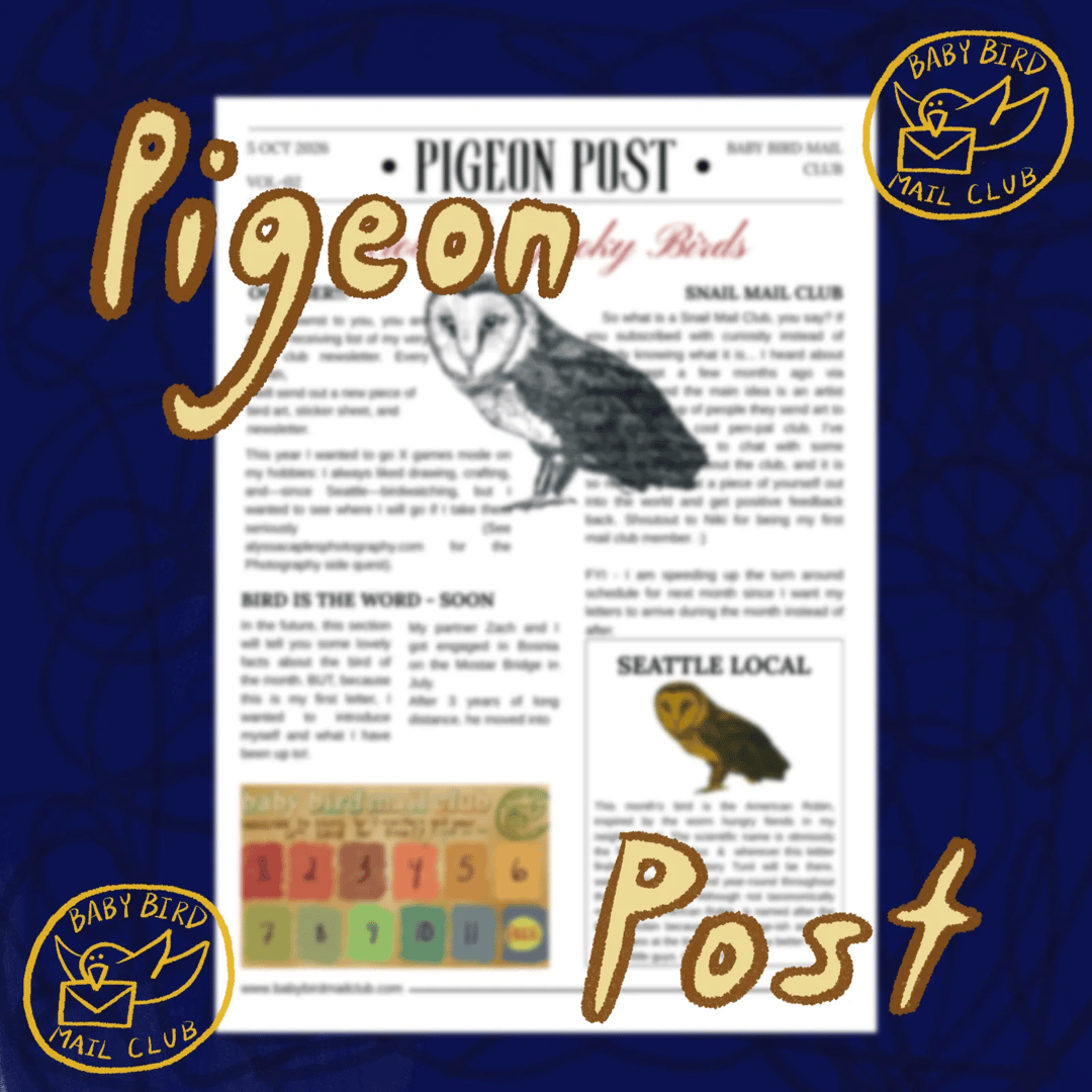Baby Bird Mail Club — image 7