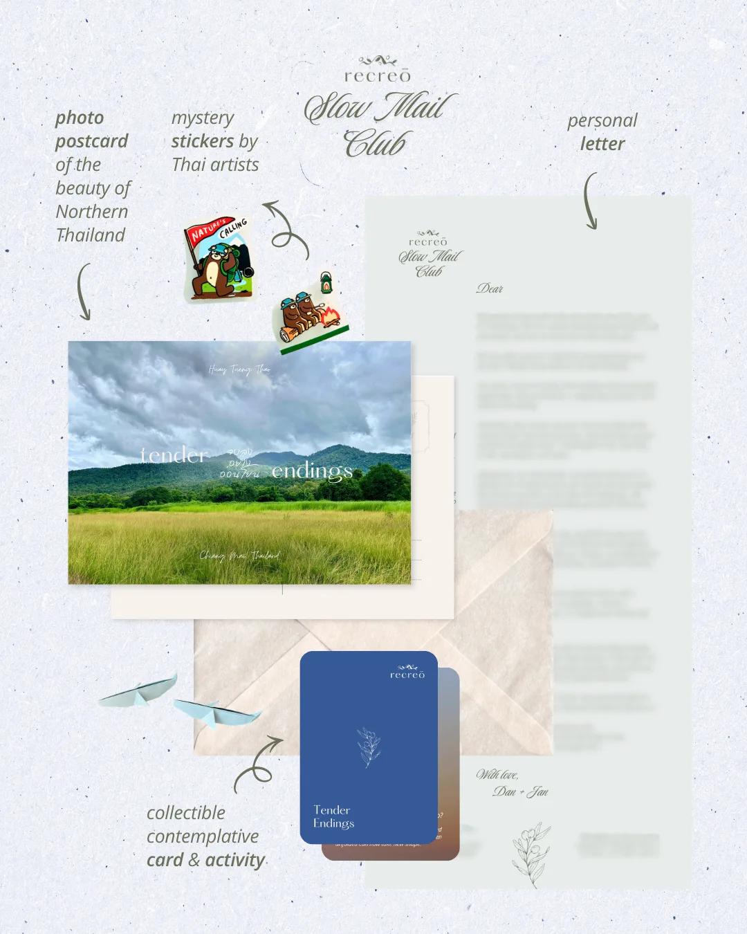 recreō Slow Mail Club