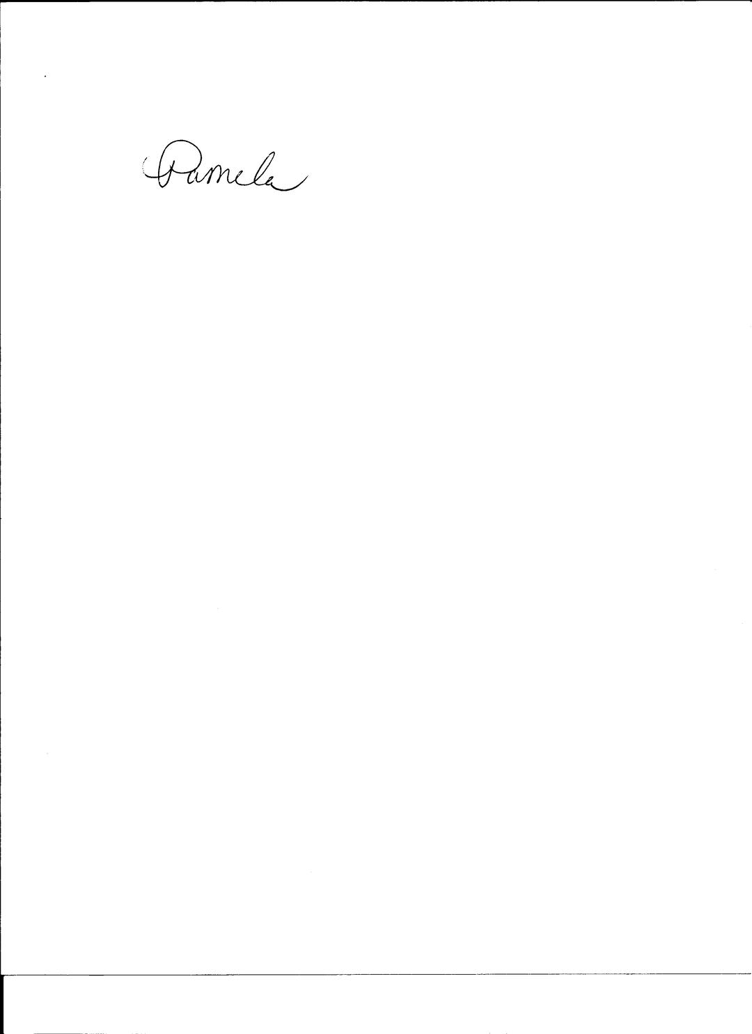 Letters from Flower Patch signature