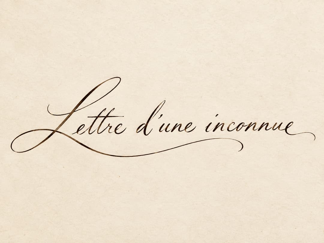 Signature de Lettre d’une inconnue