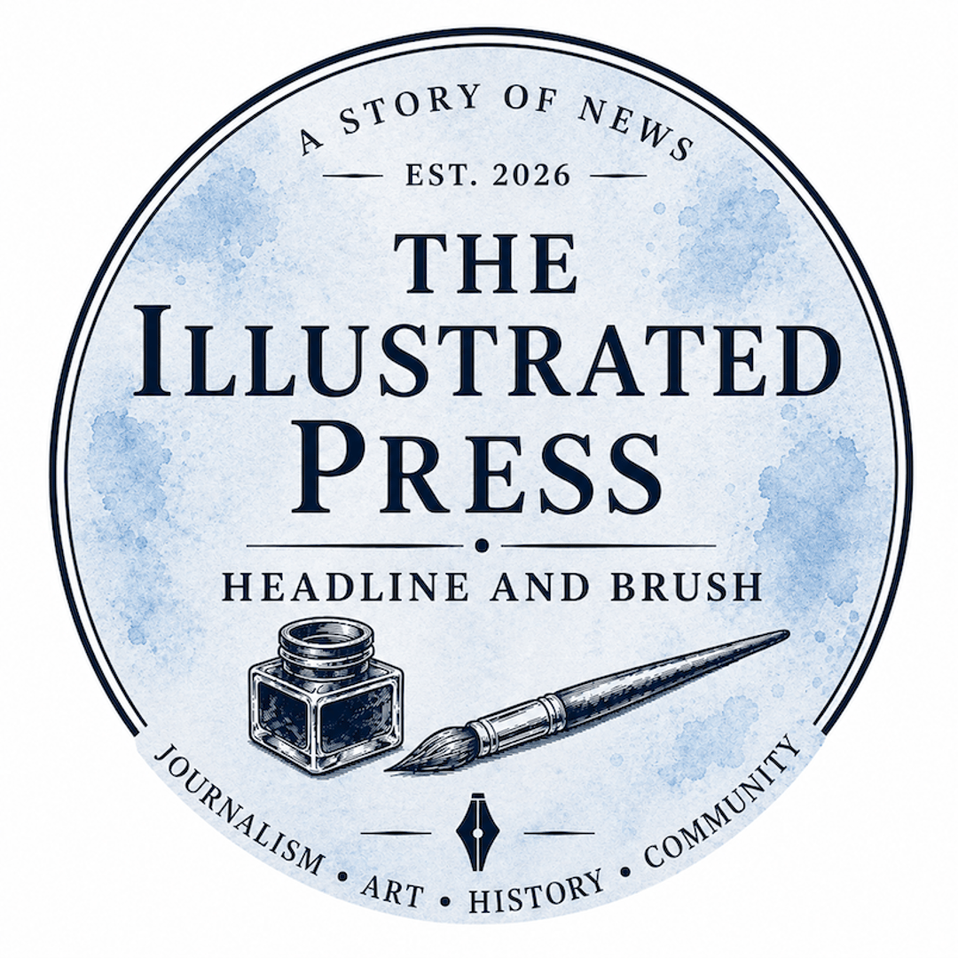 The Illustrated Press: Headline and Brush