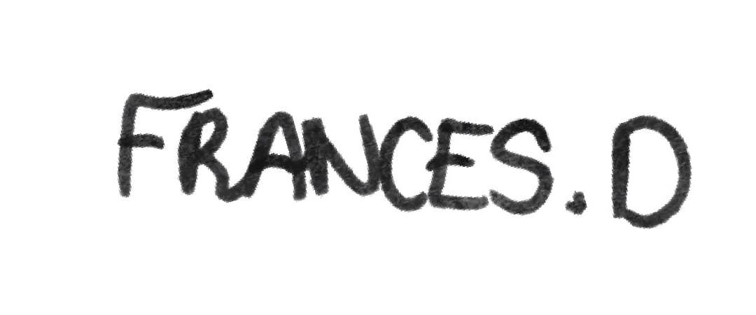 Unterschrift von ThingsbyFrances