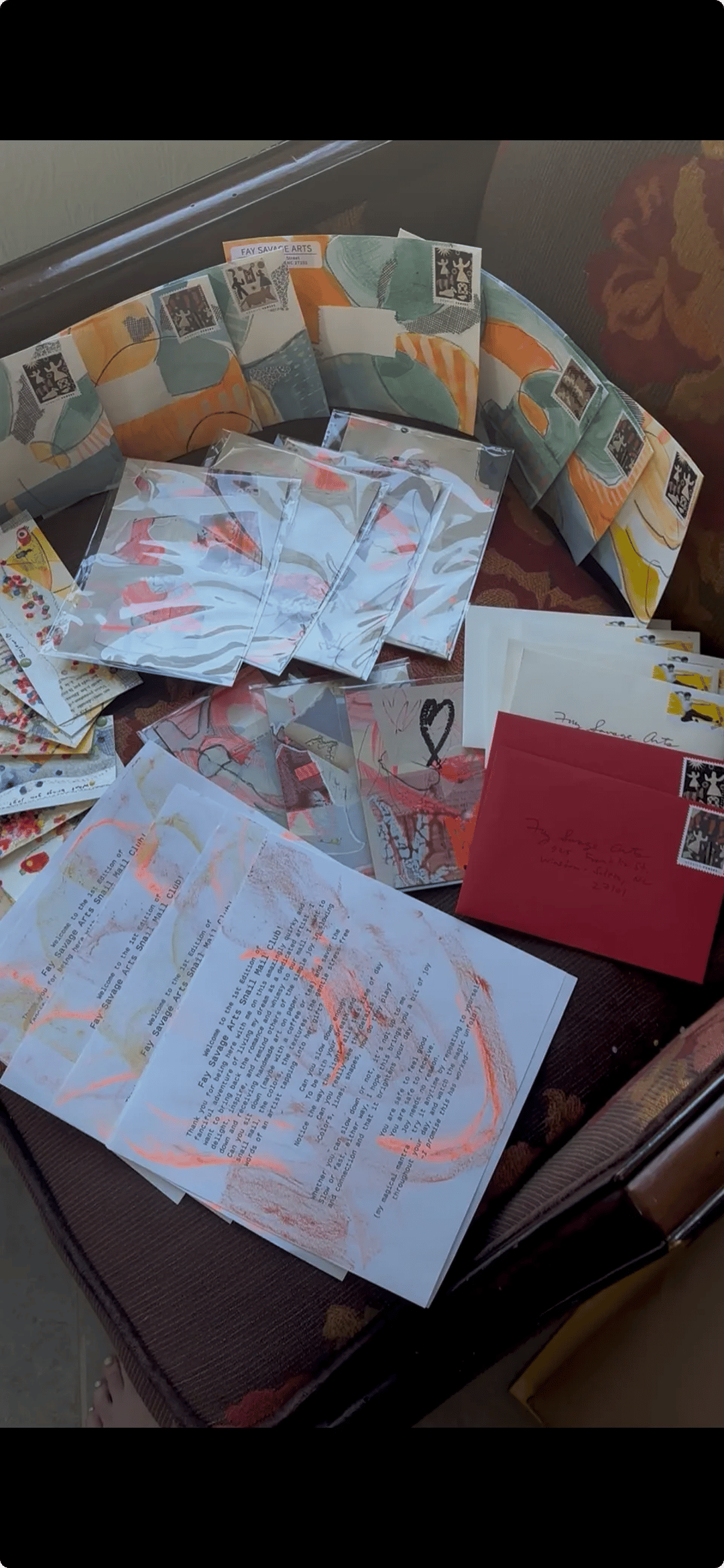Fay Savage Arts Snail Mail Club — image 4