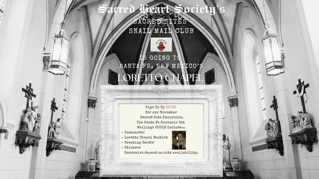 Sacred Heart Society's Sacred Sites — image 1