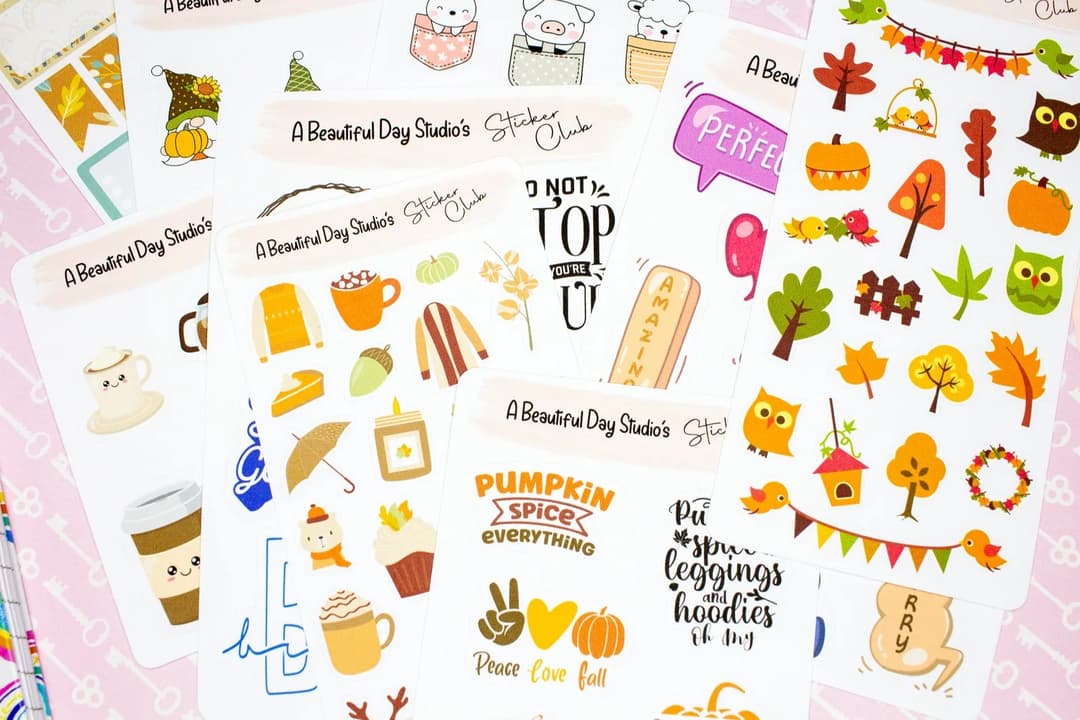 A Beautiful Day Sticker Club