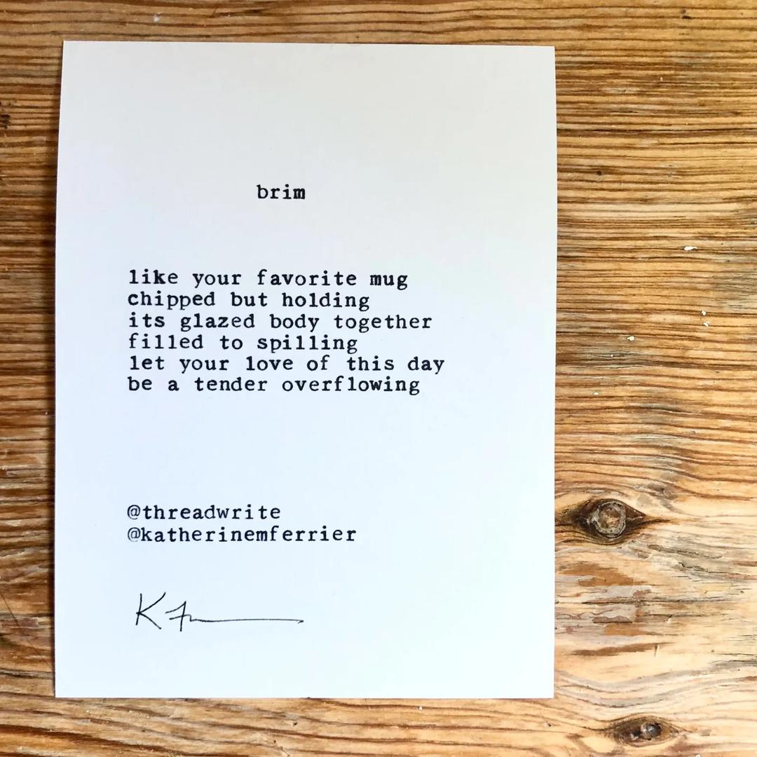 A Year of Poems in the Mail
