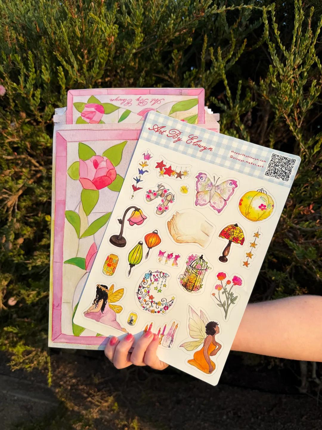 Art By Elowyn Sticker and Junk Journal Club