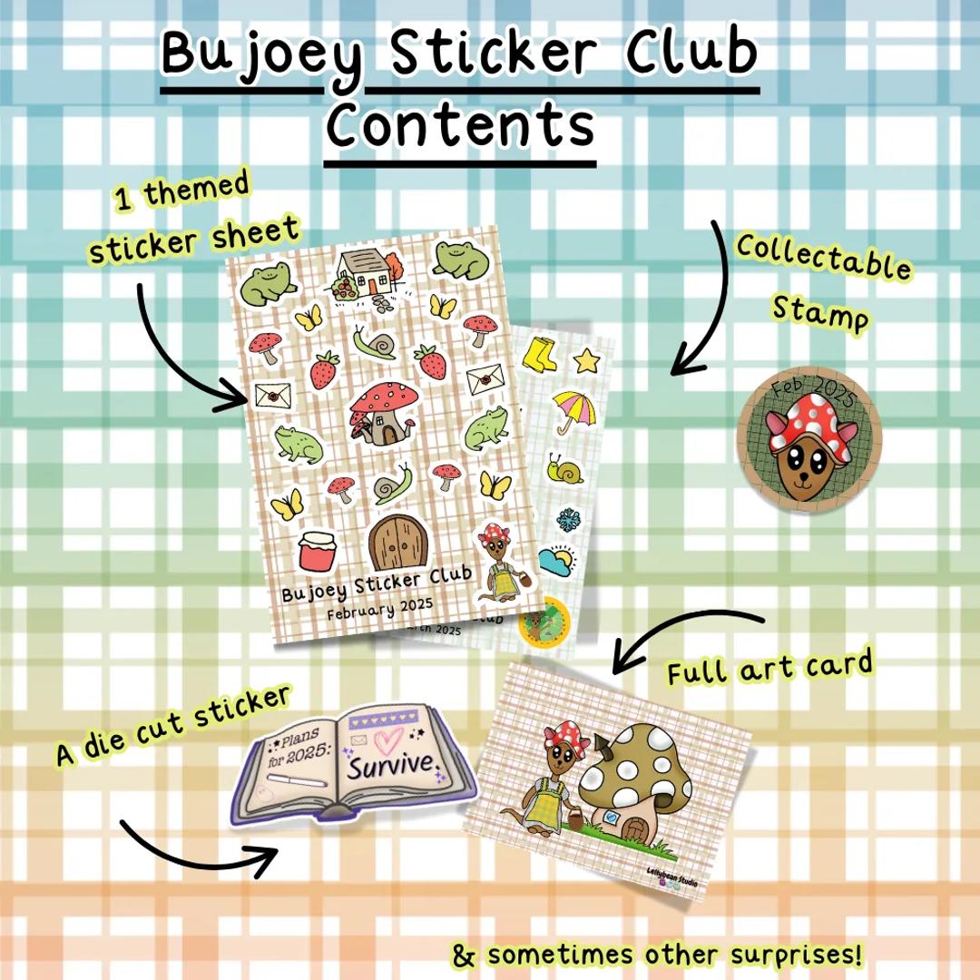 Bujoey Sticker Club