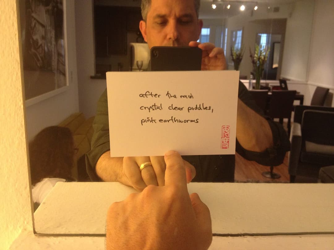 Daily Haiku Actual Postcard