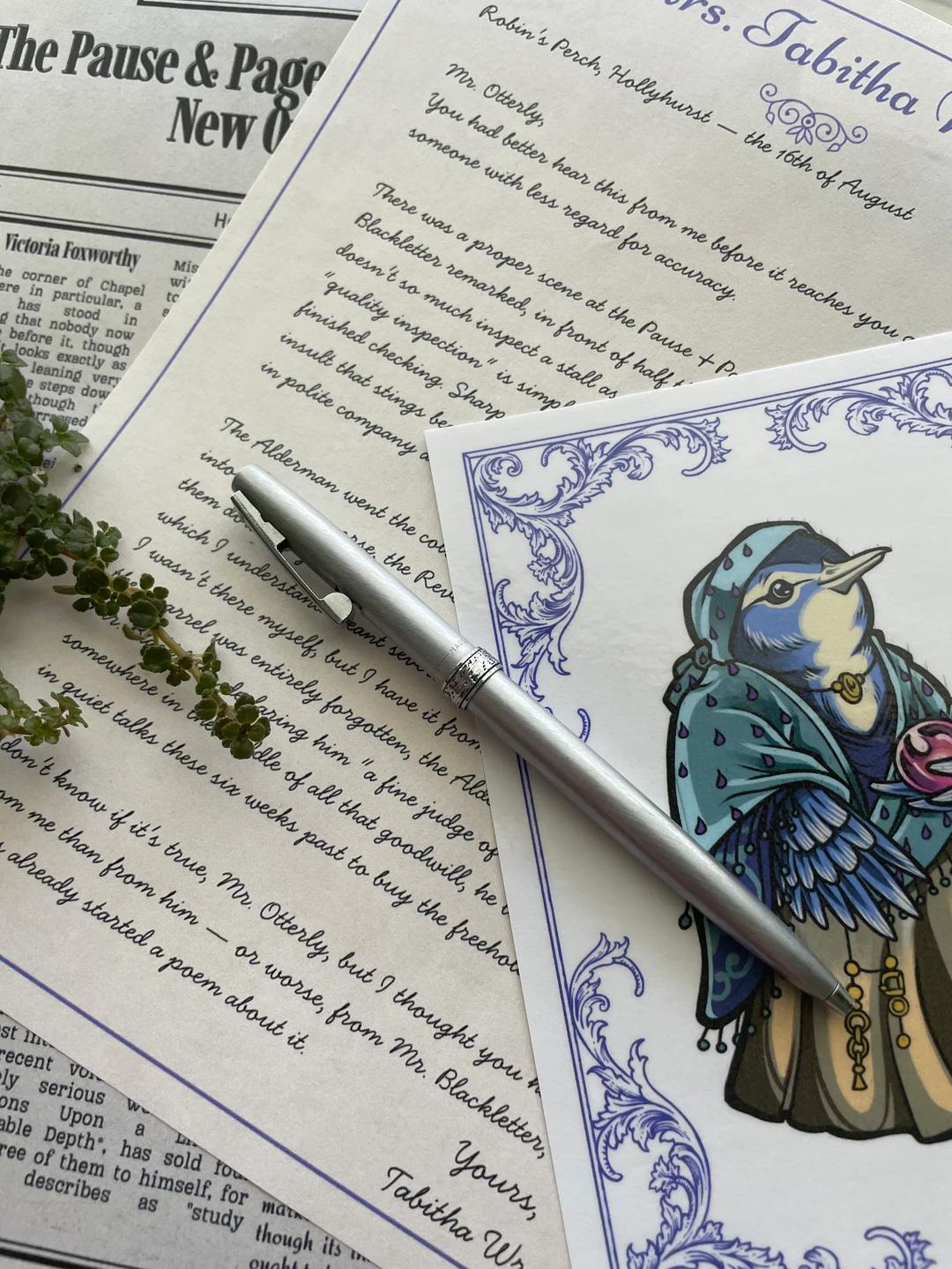 The Fabled Fox & Quill Post