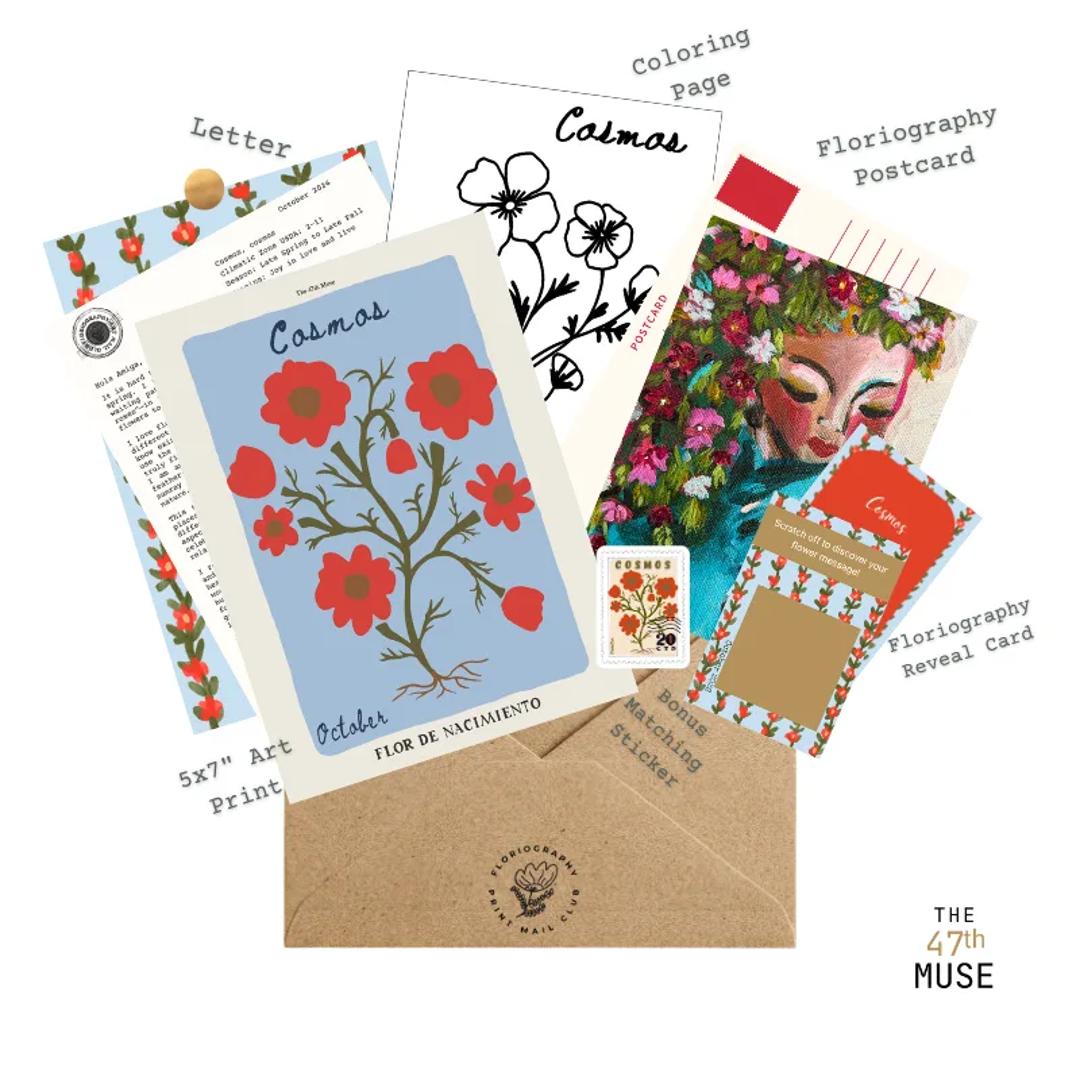 Floriography Print Mail Club