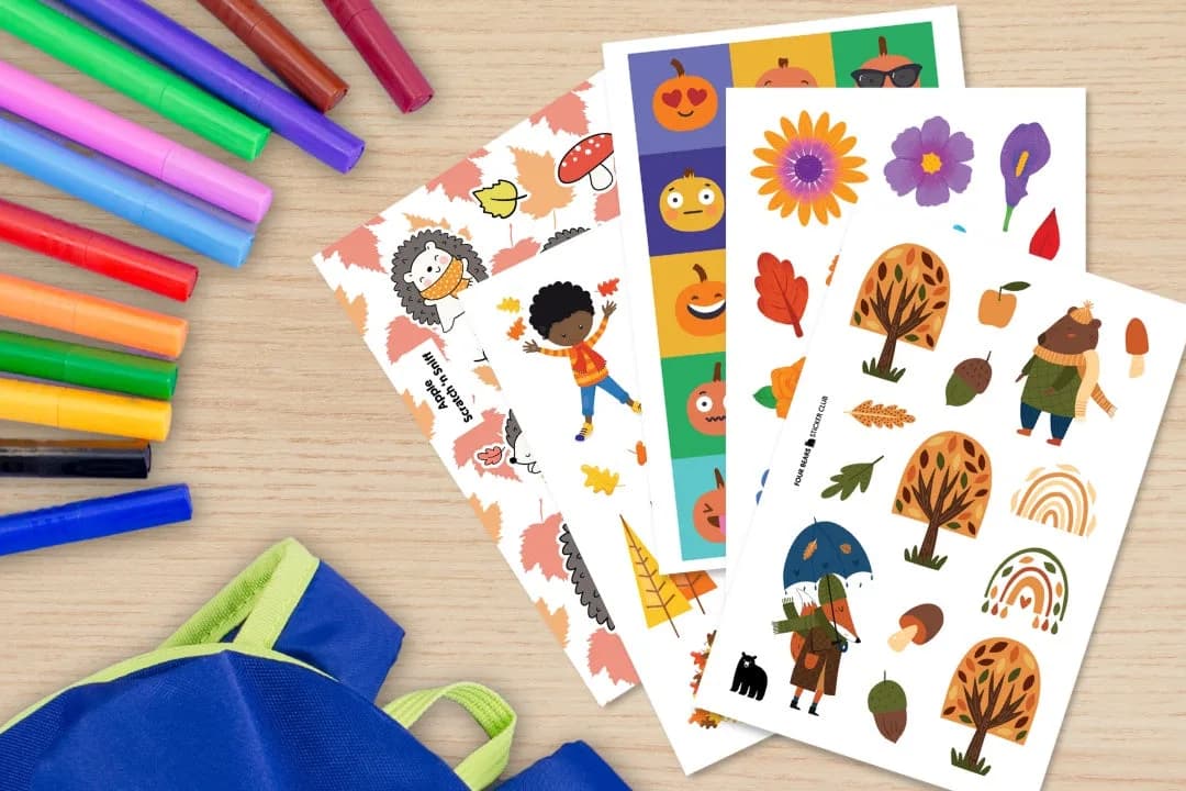 Four Bears Sticker Club