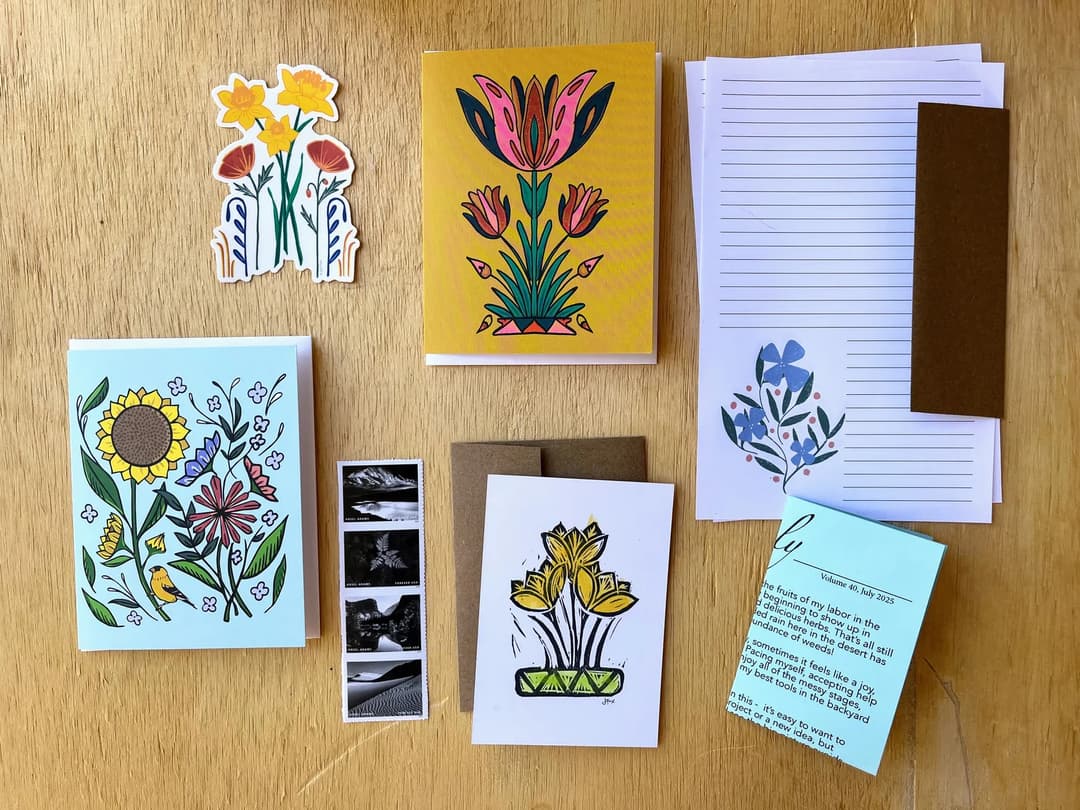 Jen Fox Monthly Stationery Subscription