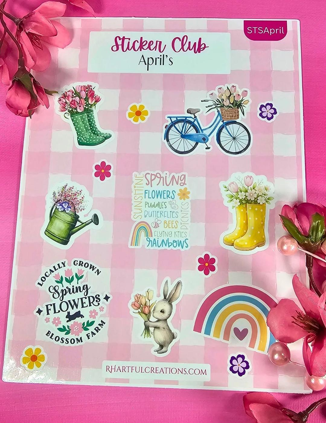 RH Artful Creations Monthly Sticker Club