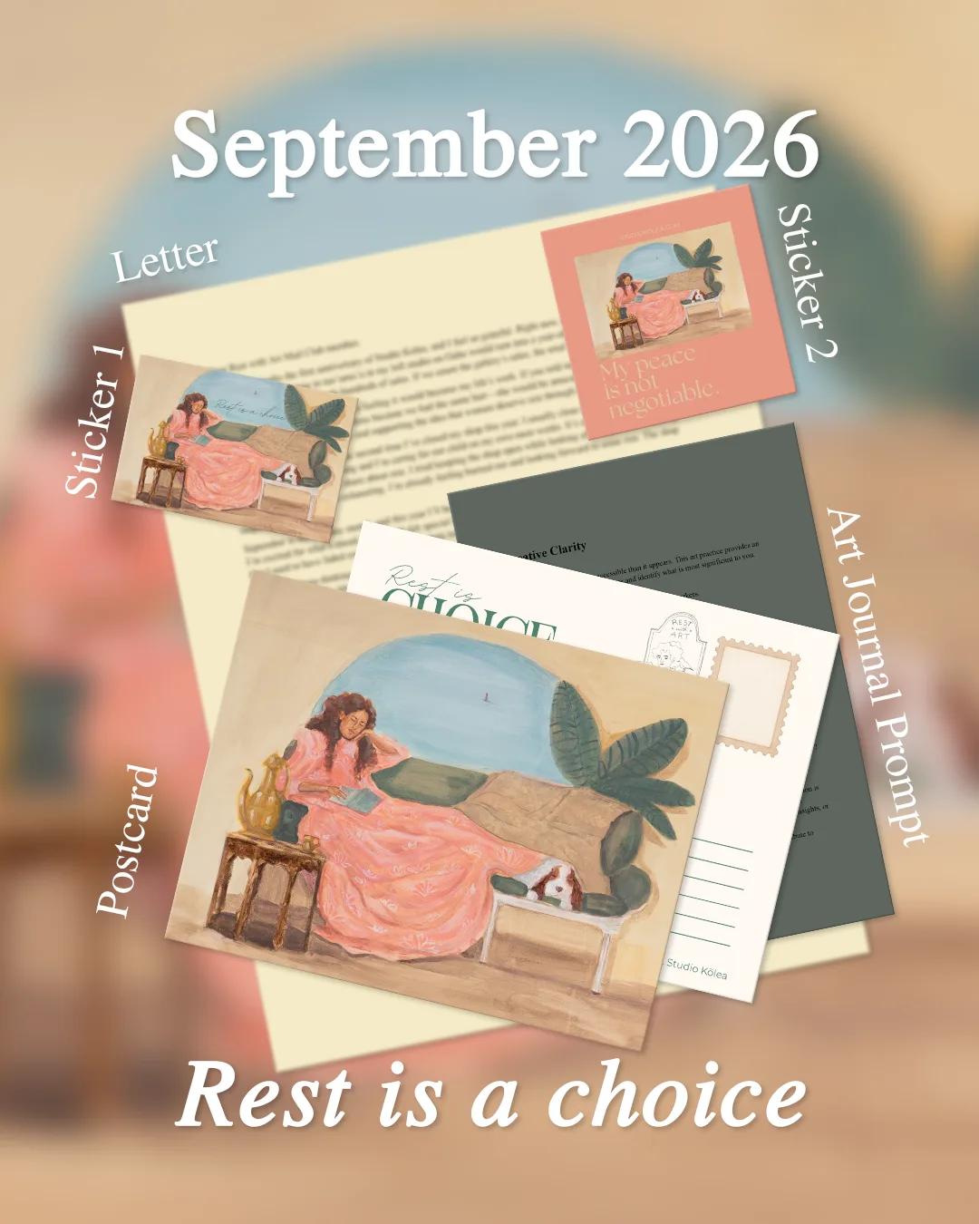 Rest with Art Mail Club