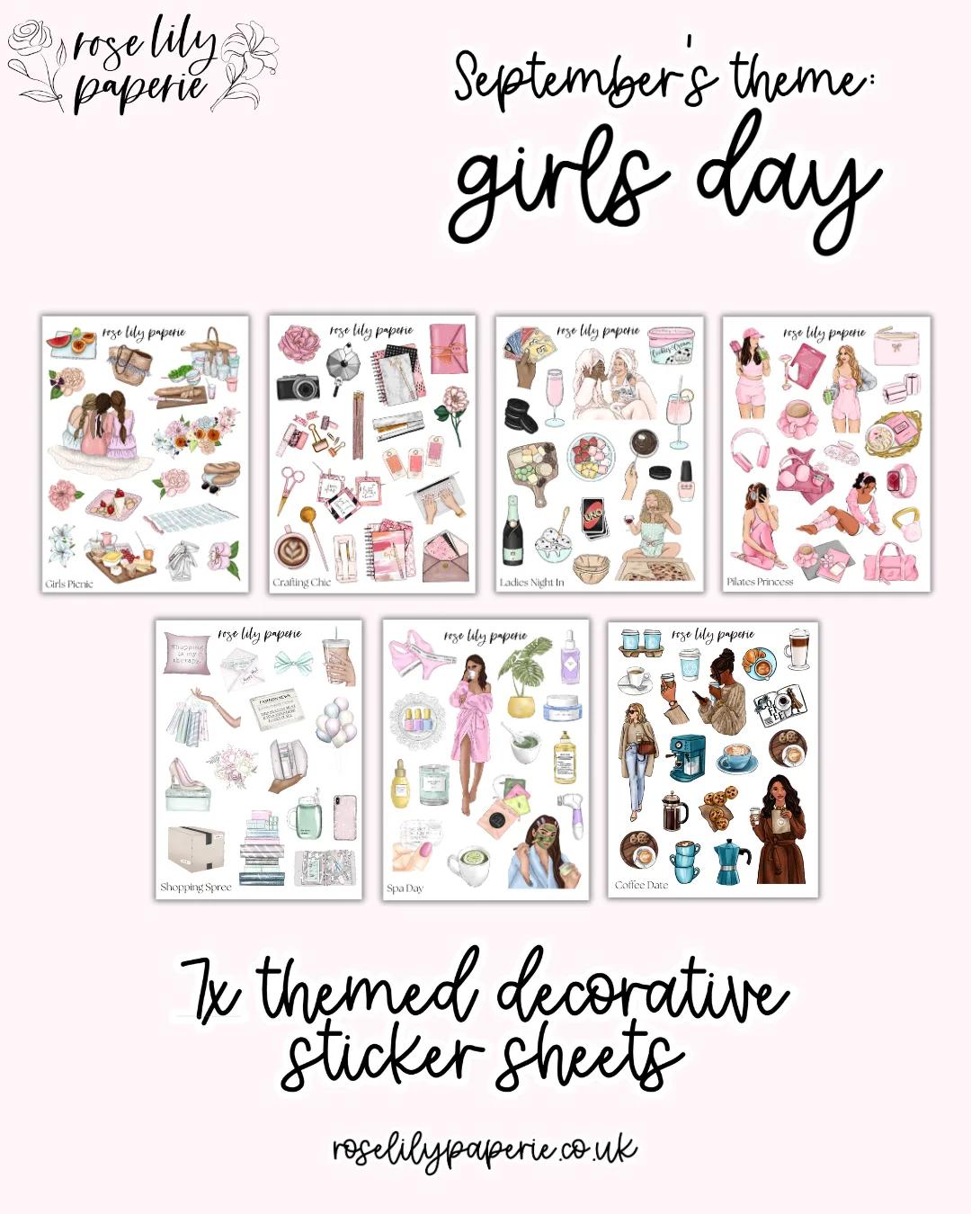 Rose Lily Paperie Sticker Club