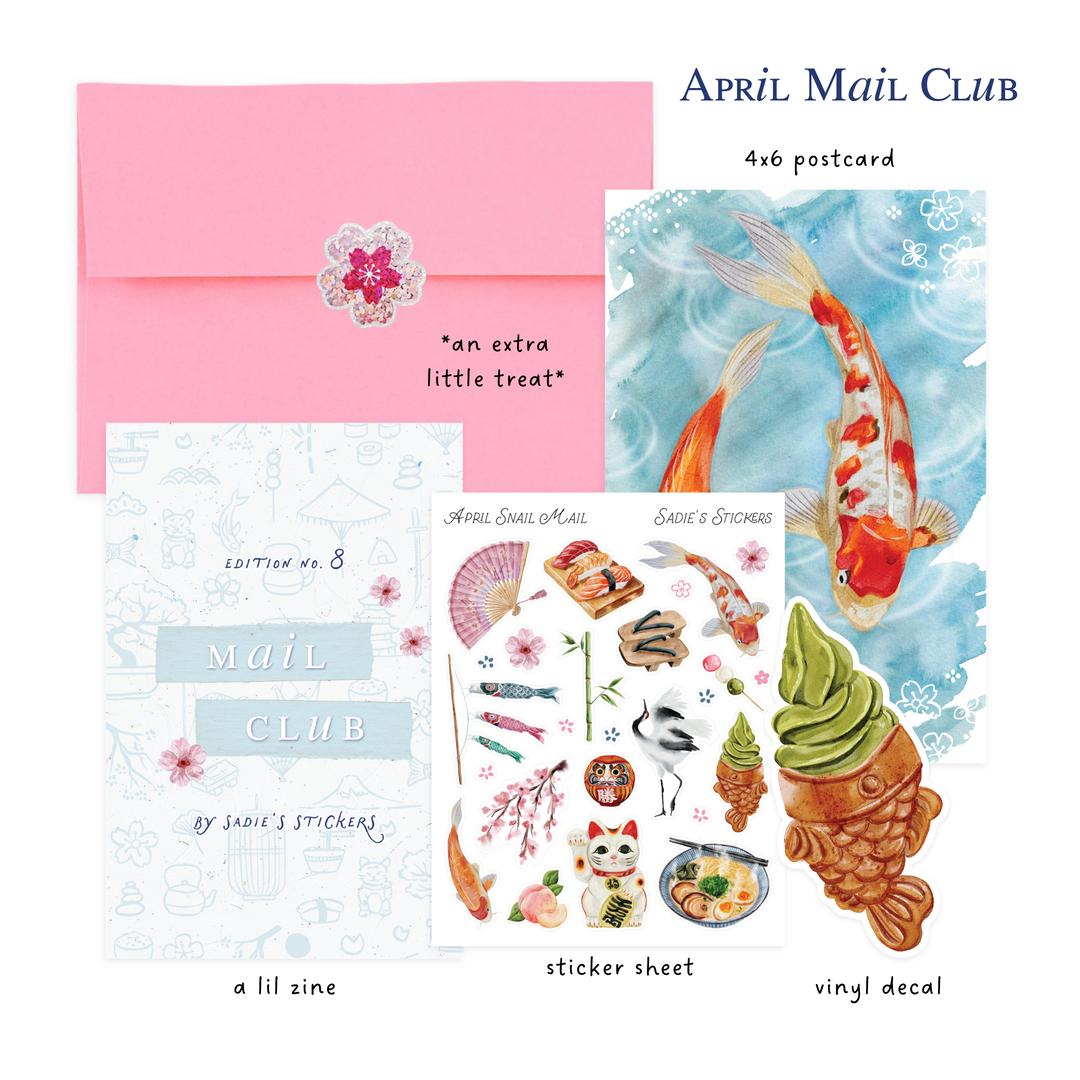 Sadie's Stickers Snail Mail Club