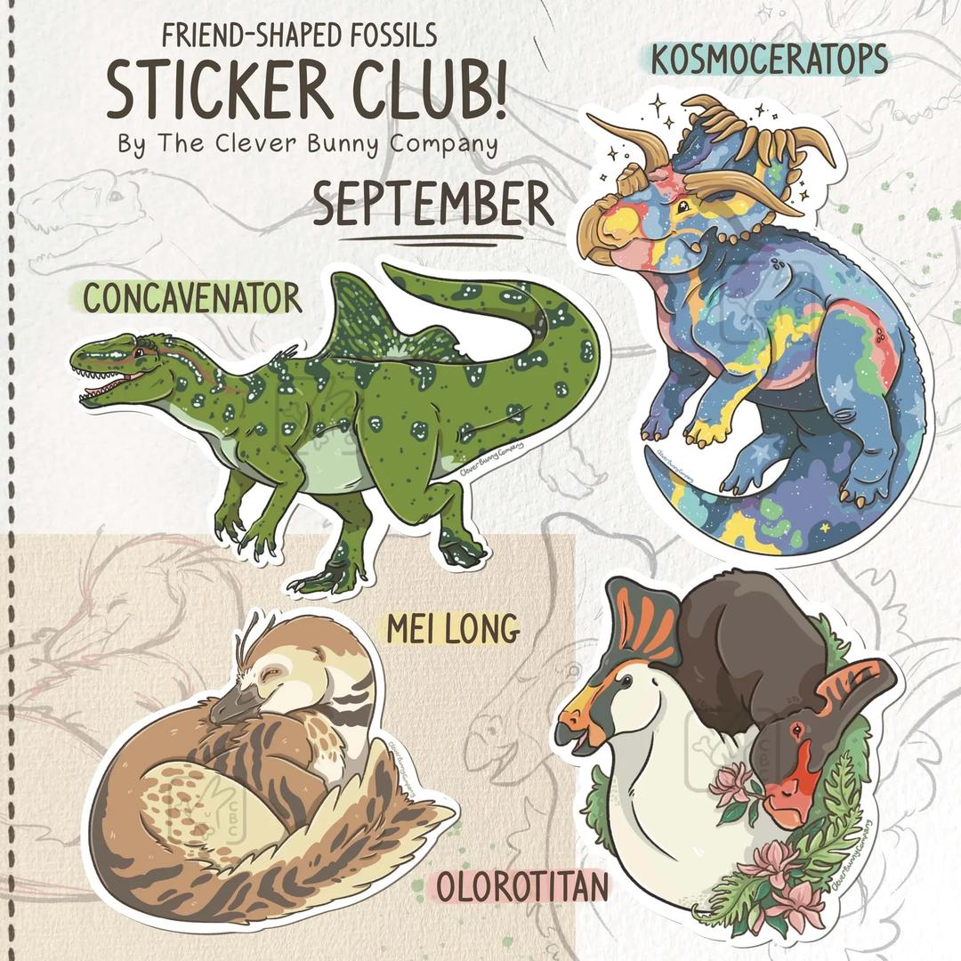 Clever Bunny Company Sticker Club