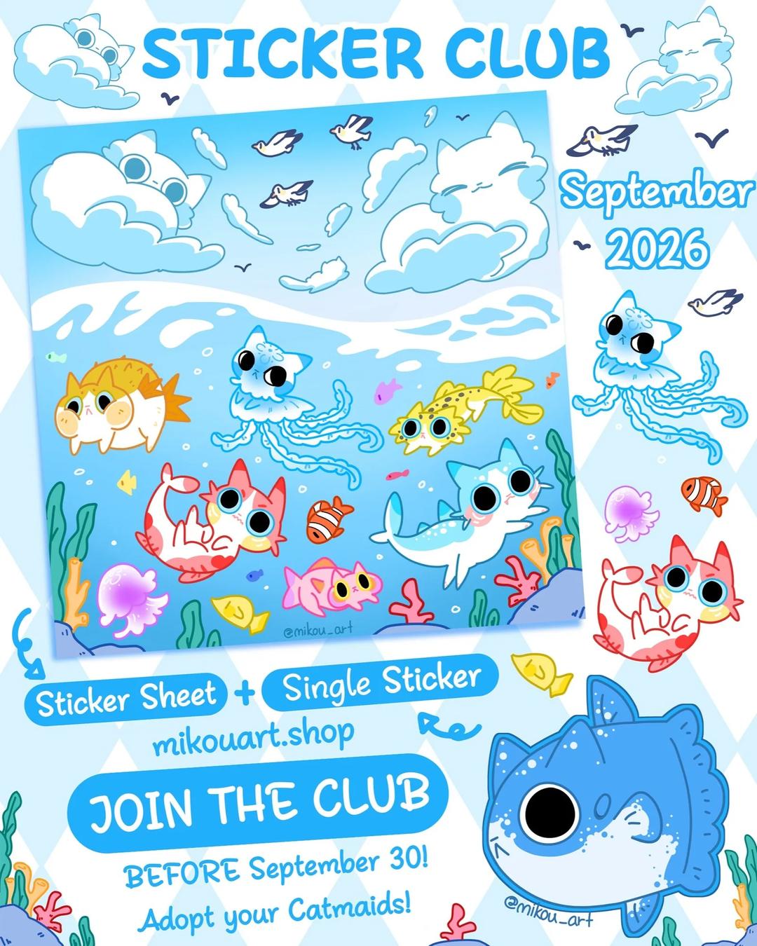 MikouArt Sticker Club