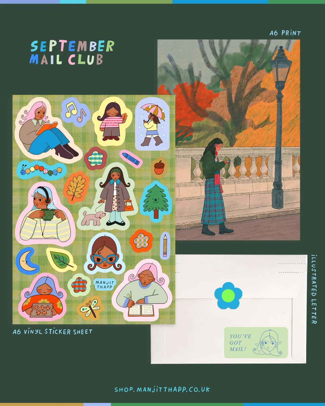 Manjit Thapp Sticker Mail Club