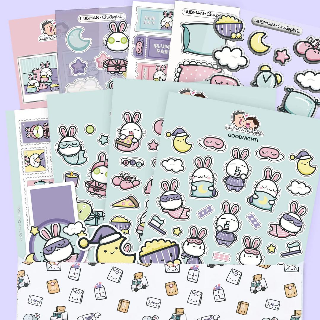 Hubman and Chubgirl Sticker Subscription