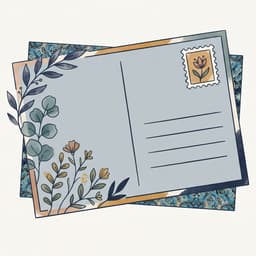 Printed & Posted Monthly Postcard Club
