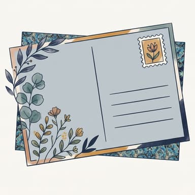 Printed & Posted Monthly Postcard Club